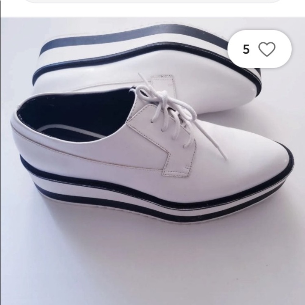 ZARA White Platform Women's Shoes